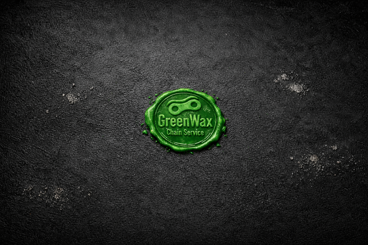 Grünerwachsstempel mit dem Logo von Greenwax 